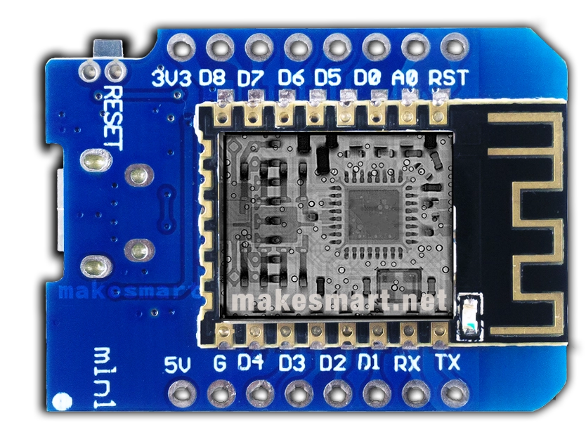 D1 Mini ESP-12F X-Ray ><