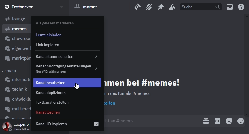 discord-kanalliste-kanal-bearbeiten ><