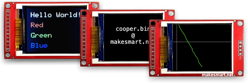 ESP8266 TFT Display Tutorial Demo ><