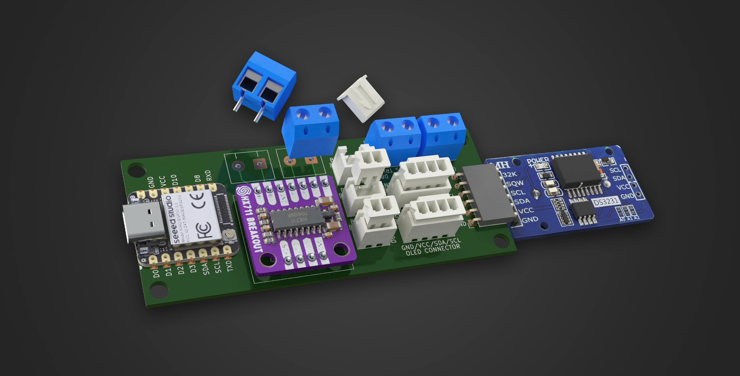 Blender-KiCad Beispiel-Render final ><