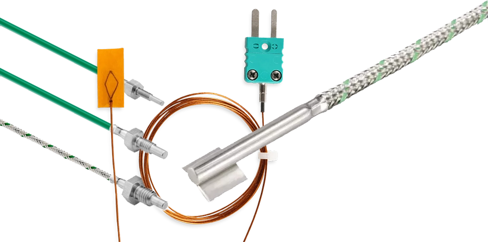 Typ-K Thermoelement Bauformen ><